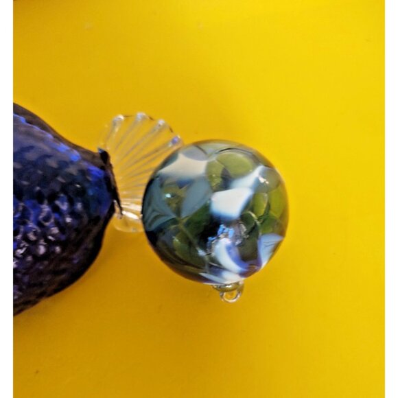 Murano Hand Blown Angel Fish & Glass Ball Hanging Ornaments - Picture 6 of 12
